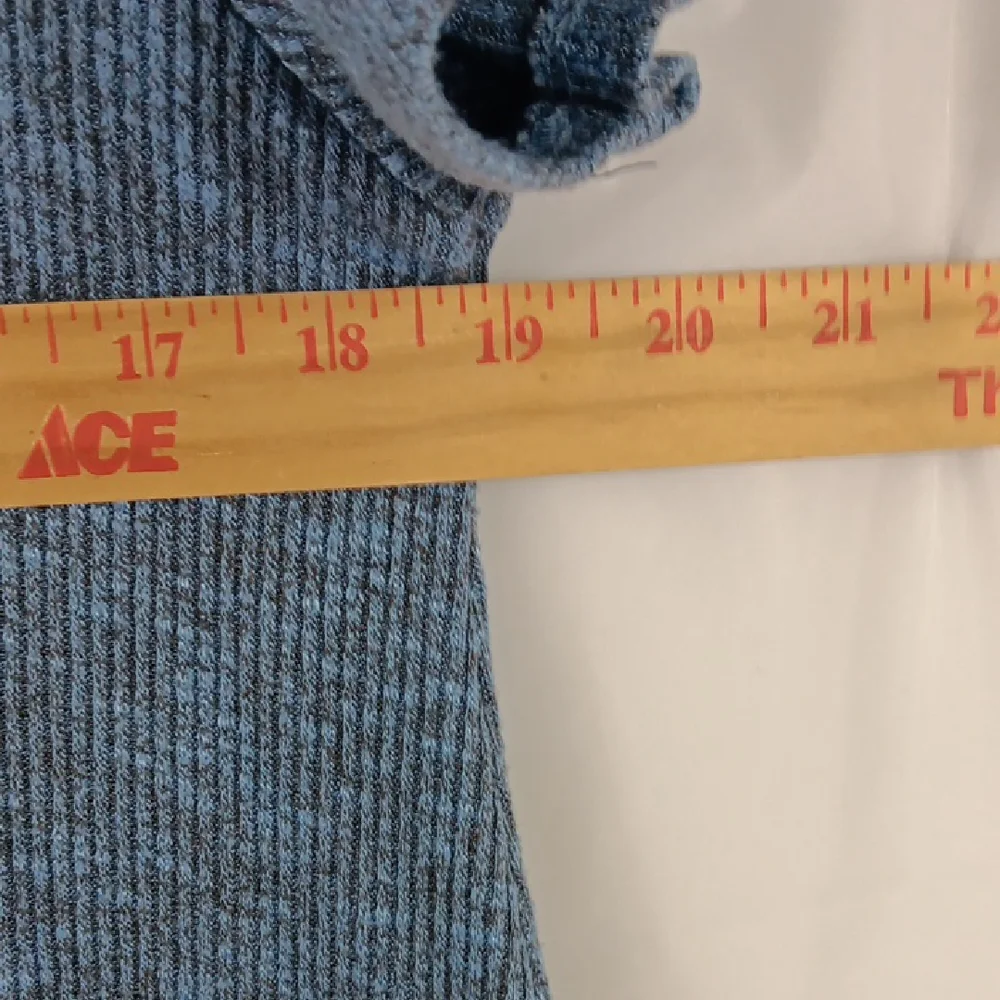love, fire Dress Women's Size Large Blue Crisscross V-Neck